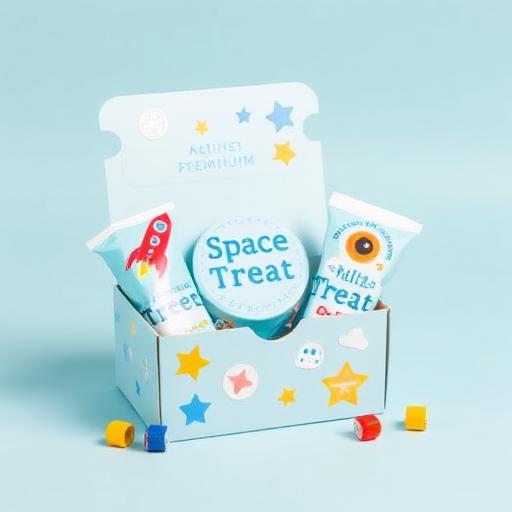 Space themed personalised treat box
